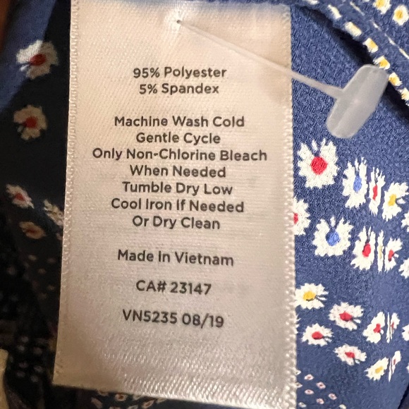 Talbot keyhole flower pattern short sleeve shirt Size L - Picture 3 of 7